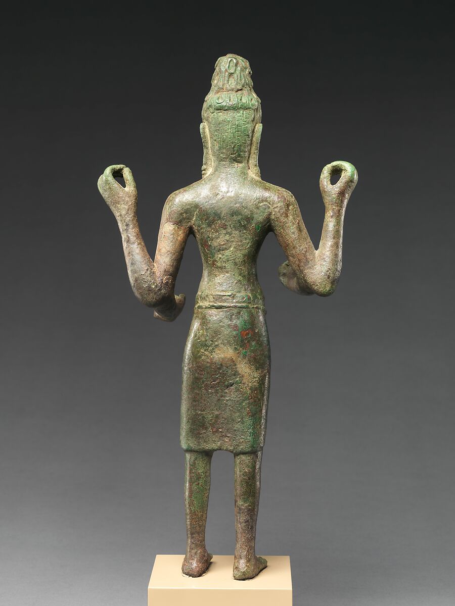 Bodhisattva  Avaolkiteshvara, Copper alloy, Western Cambodia