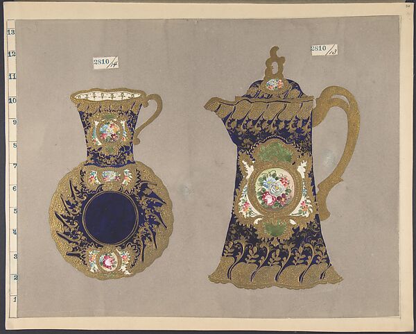 European porcelain designs in Japanese style 