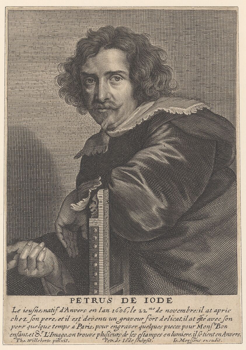 Portrait of Pieter de Jode the Younger, Pieter de Jode II (Flemish, 1606–ca. 1674), Engraving 