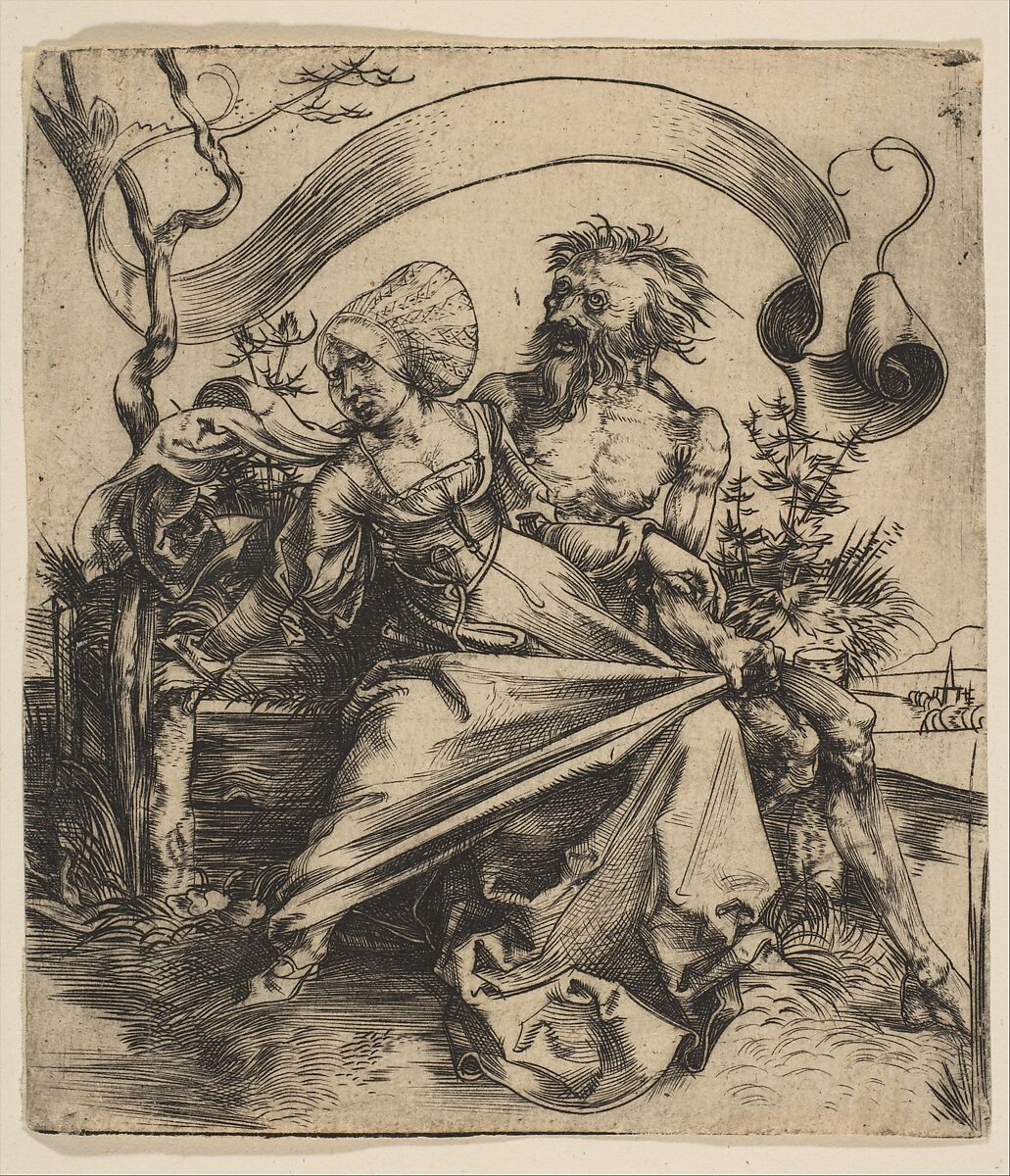 The Ravisher, Albrecht Dürer (German, Nuremberg 1471–1528 Nuremberg), Engraving 