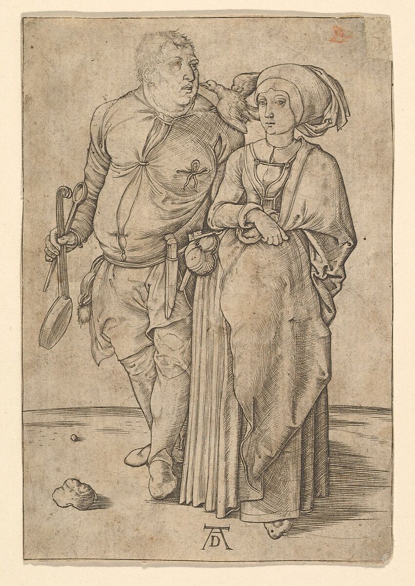 The Cook and His Wife (copy), After Albrecht Dürer (German, Nuremberg 1471–1528 Nuremberg), Engraving 