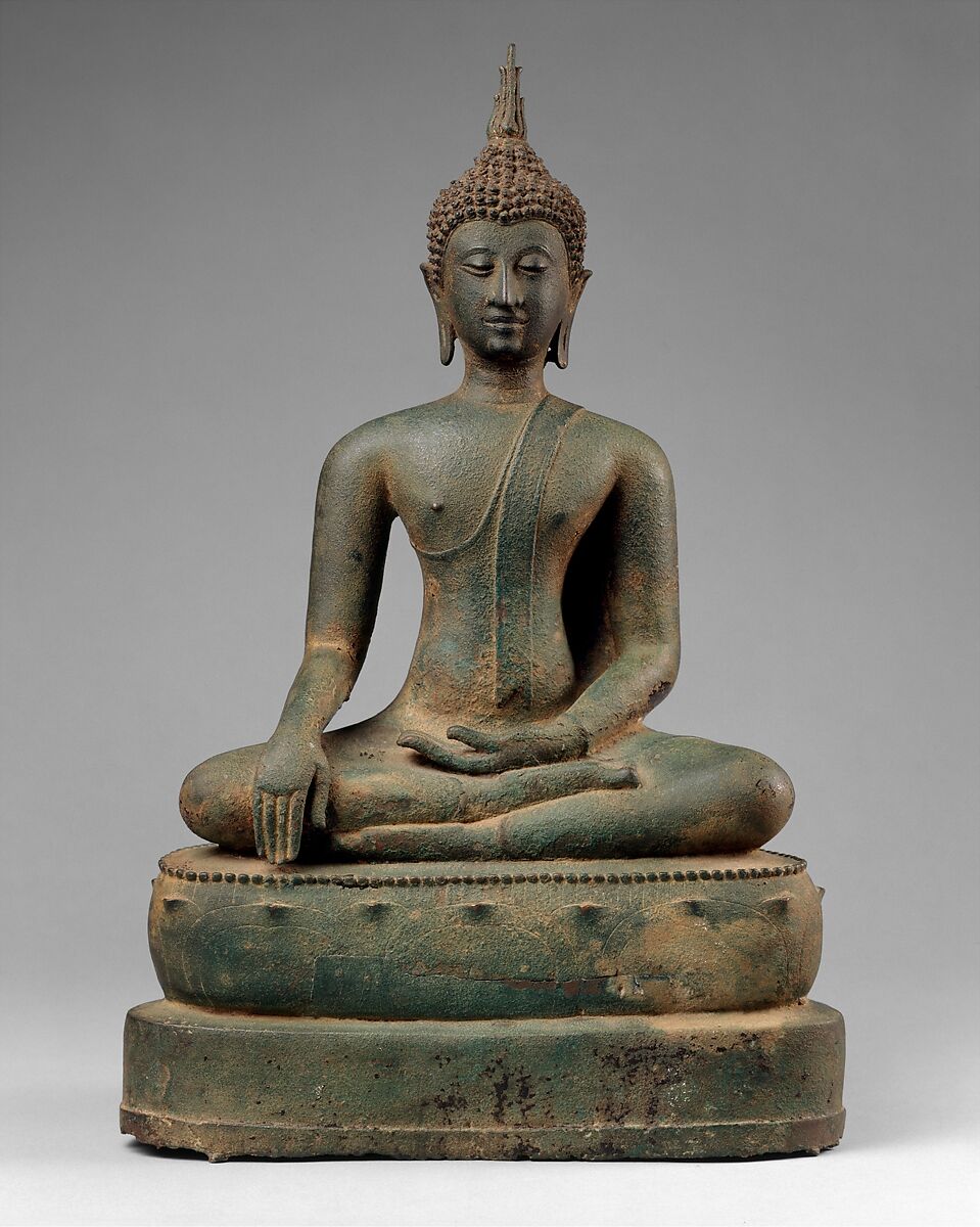 Seated Buddha, Bronze, Thailand 