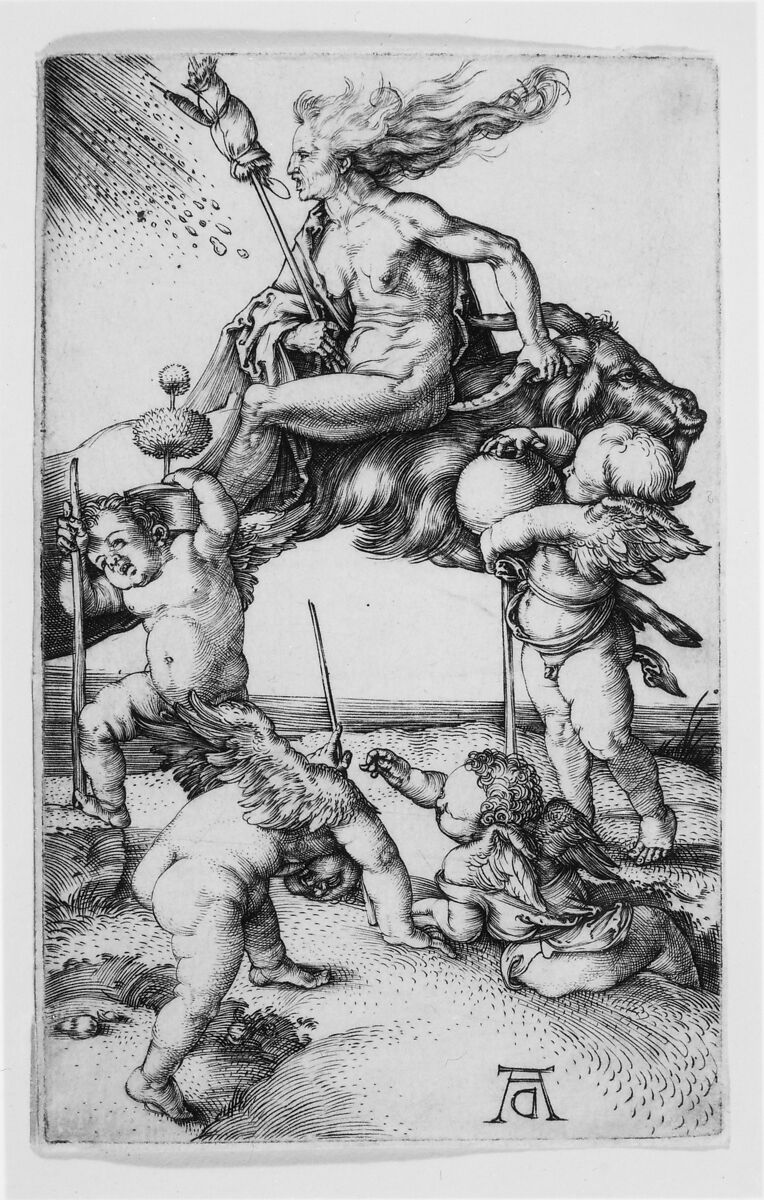 The Witch, Albrecht Dürer (German, Nuremberg 1471–1528 Nuremberg), Engraving