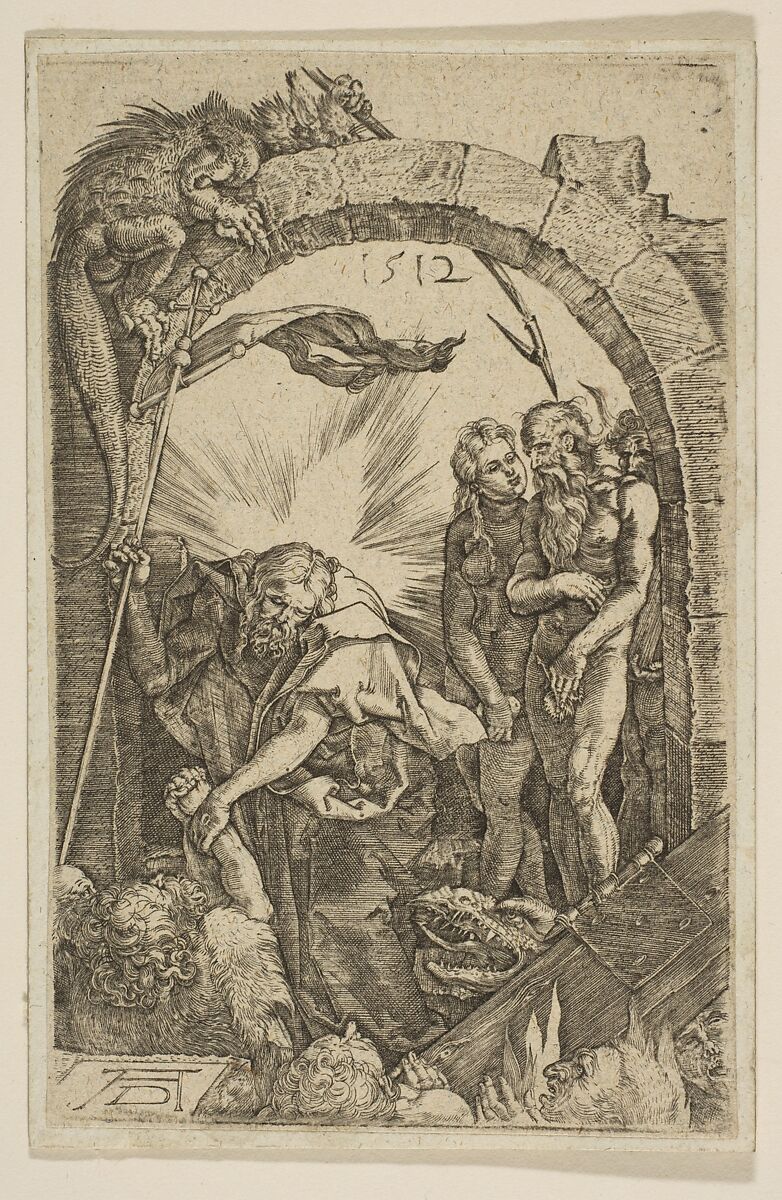 Christ in Limbo (reverse copy), Bundele, Engraving 