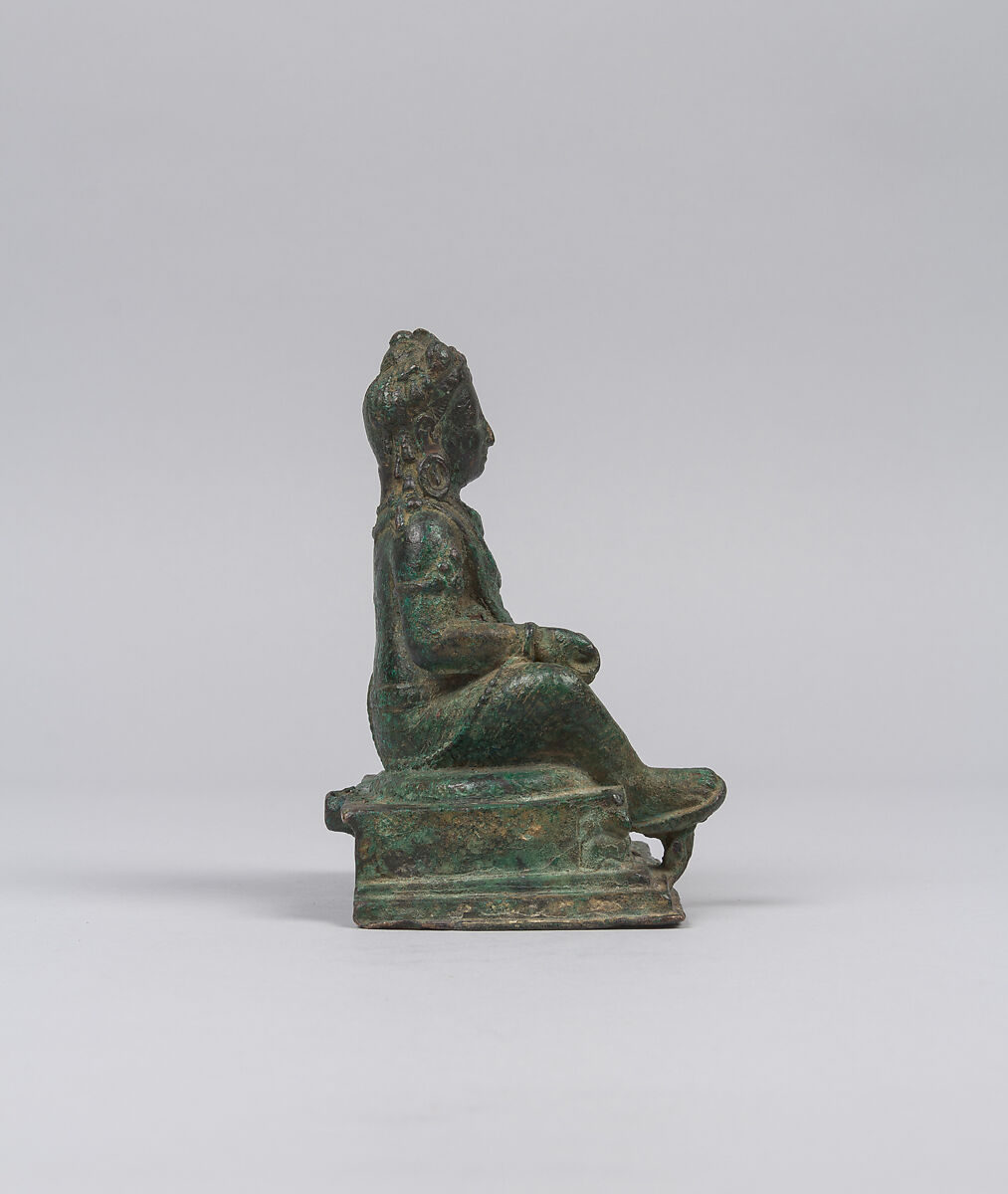 Seated Jambhala, Bronze, Nepal, Kathmandu Valley