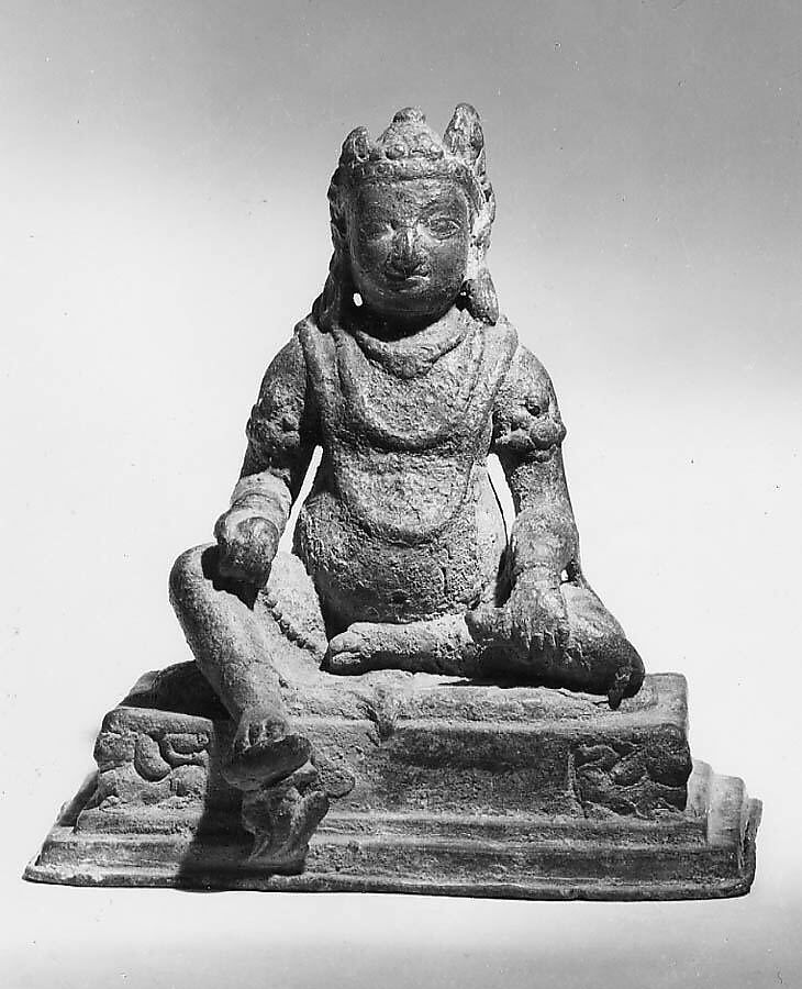 Seated Jambhala, Bronze, Nepal, Kathmandu Valley