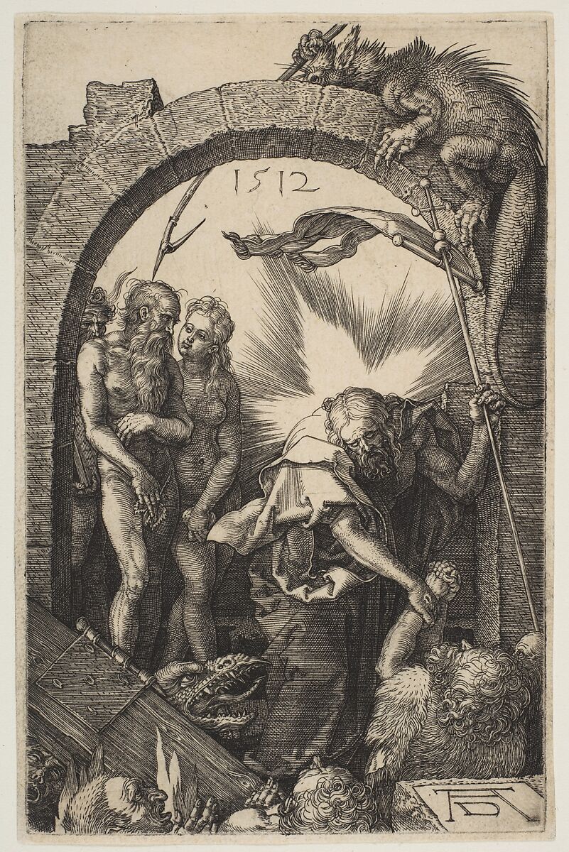 Christ in Limbo, from "The Passion", Albrecht Dürer (German, Nuremberg 1471–1528 Nuremberg), Engraving 