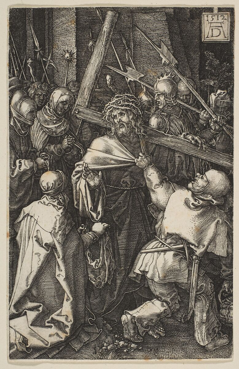 Christ Carrying the Cross, from "The Passion", Albrecht Dürer (German, Nuremberg 1471–1528 Nuremberg), Engraving 