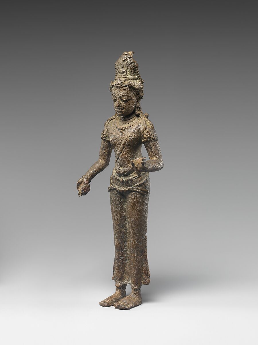 Standing Avalokiteshvara, the Bodhisattva of Infinite Compassion, Bronze, Indonesia (Sumatra)