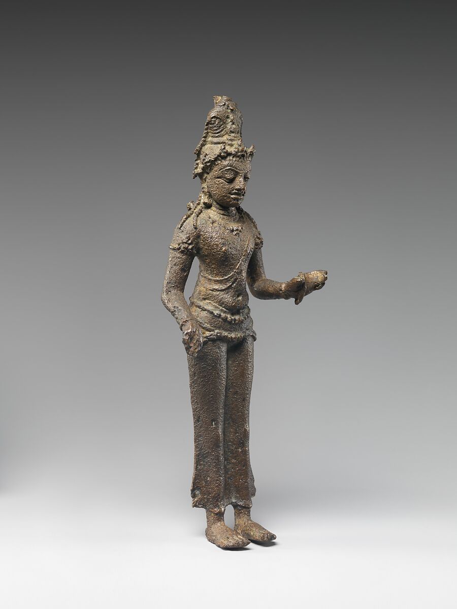 Standing Avalokiteshvara, the Bodhisattva of Infinite Compassion, Bronze, Indonesia (Sumatra)