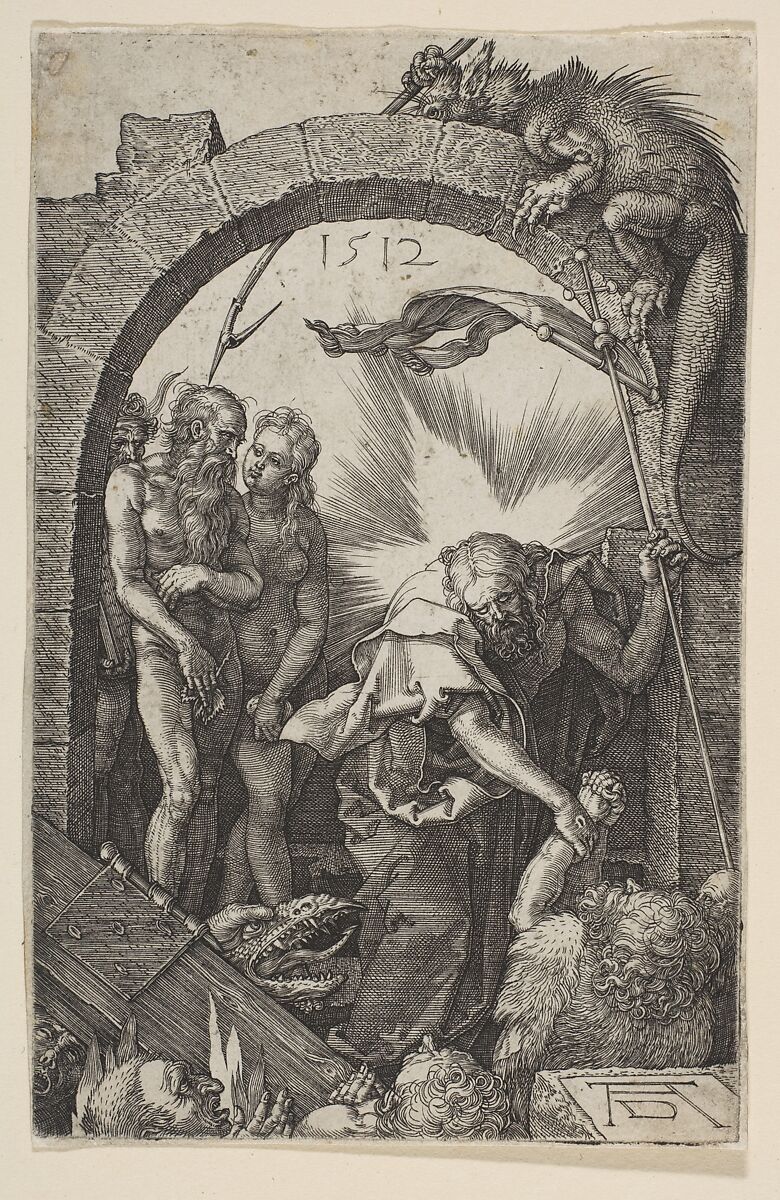 Christ in Limbo, from The Passion, Albrecht Dürer (German, Nuremberg 1471–1528 Nuremberg), Engraving 