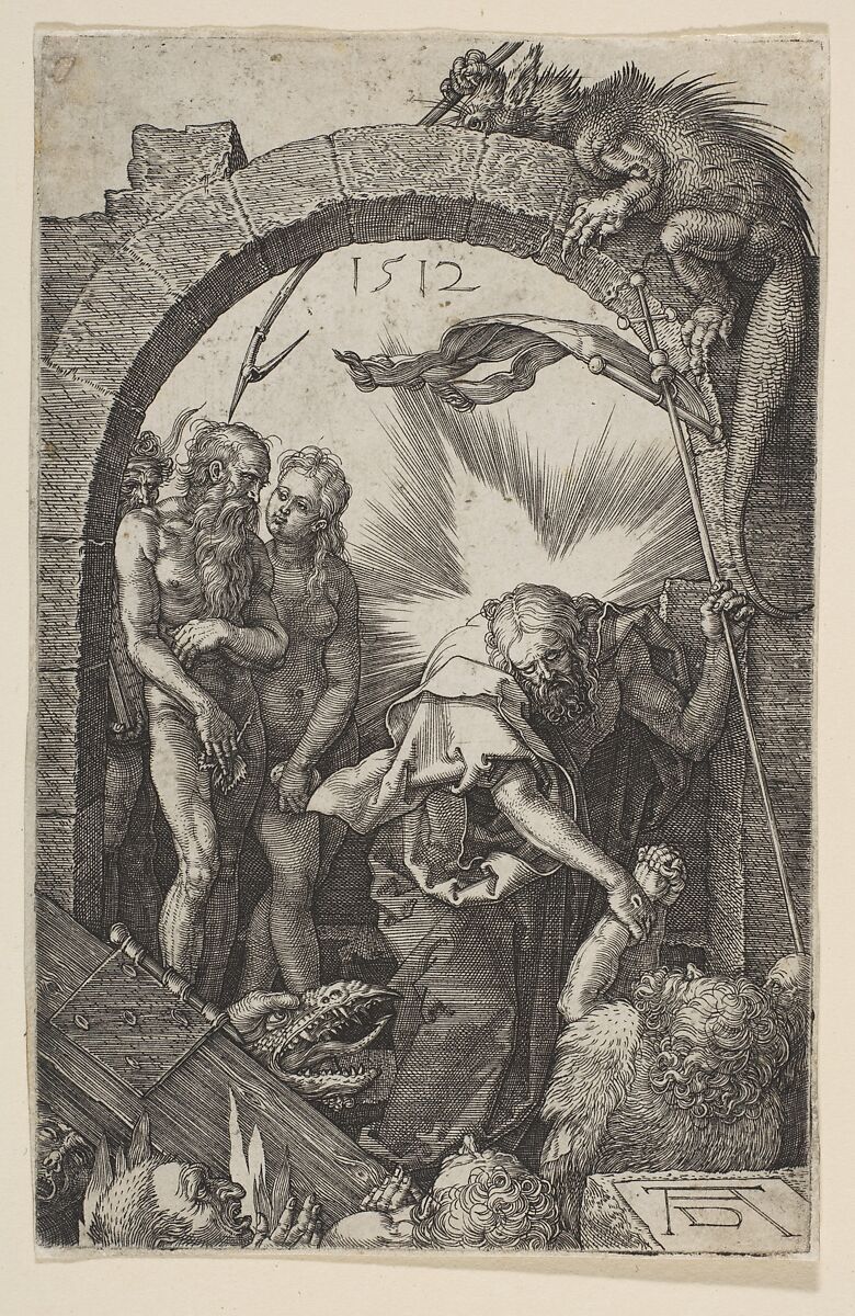 Christ in Limbo, from "The Passion", Albrecht Dürer (German, Nuremberg 1471–1528 Nuremberg), Engraving 