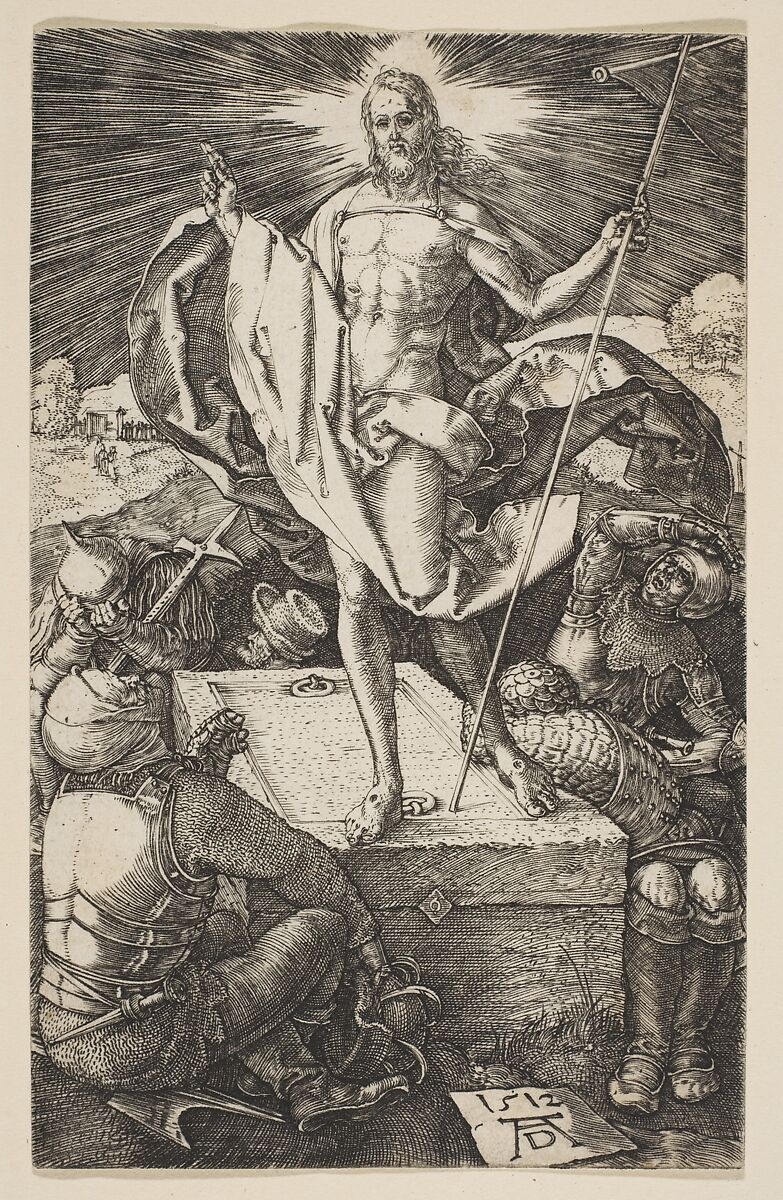 The Resurrection, from The Passion, Albrecht Dürer (German, Nuremberg 1471–1528 Nuremberg), Engraving 