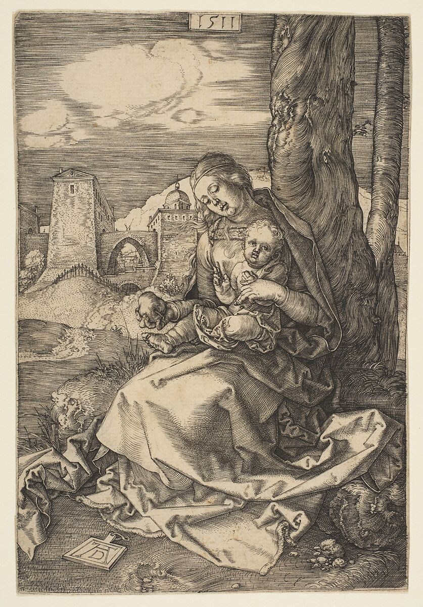 Virgin and Child with Saint Anne/ Stretched or Rolled Albrecht Durer