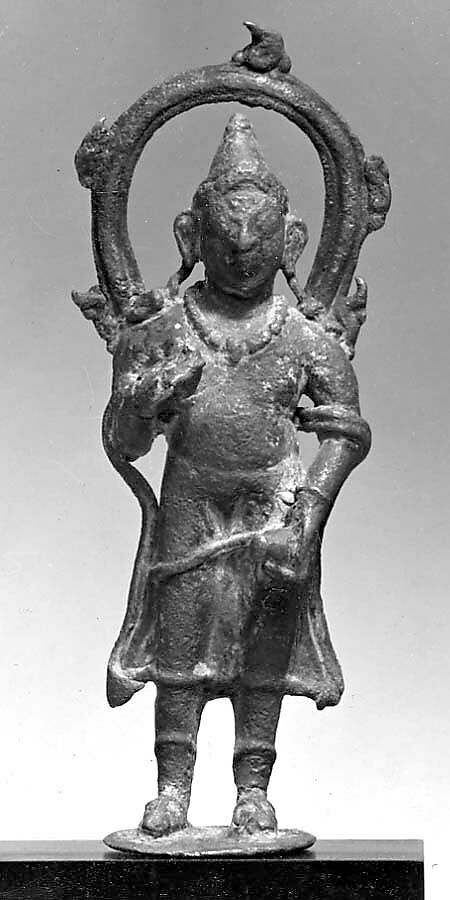 Attendant of Surya, Bronze, India 