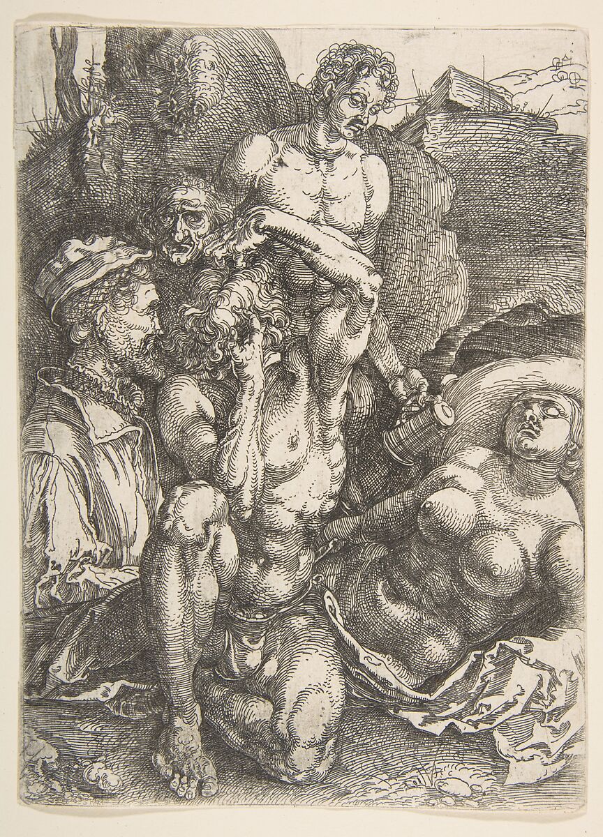 The Desperate Man, Albrecht Dürer (German, Nuremberg 1471–1528 Nuremberg), Etching 
