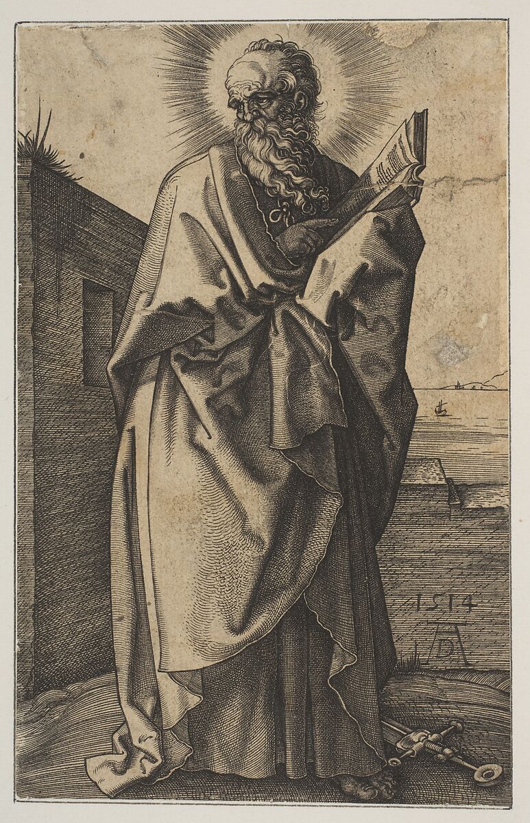 Saint Paul (copy), Jan (Johannes) Wierix (Netherlandish, Antwerp 1549–1615 Brussels), Engraving 