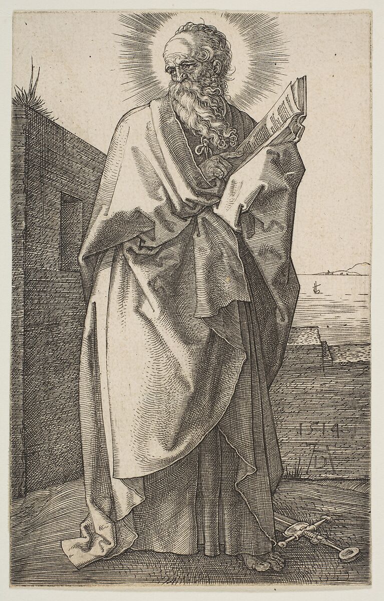 Saint Paul, Albrecht Dürer (German, Nuremberg 1471–1528 Nuremberg), Engraving 