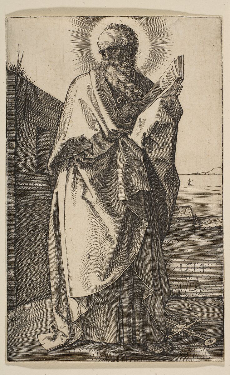 Saint Paul, Albrecht Dürer (German, Nuremberg 1471–1528 Nuremberg), Engraving 