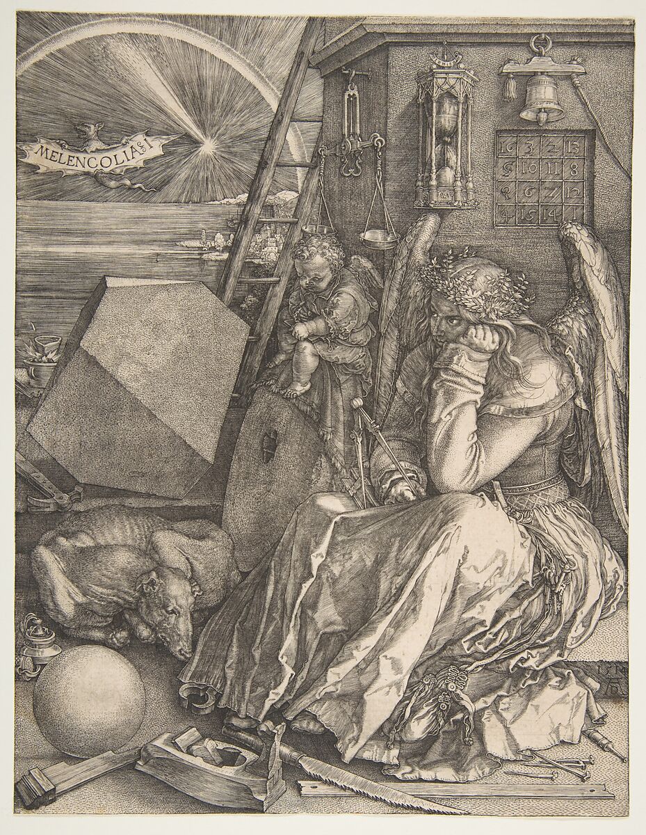 Melencolia I, Albrecht Dürer (German, Nuremberg 1471–1528 Nuremberg), Engraving 