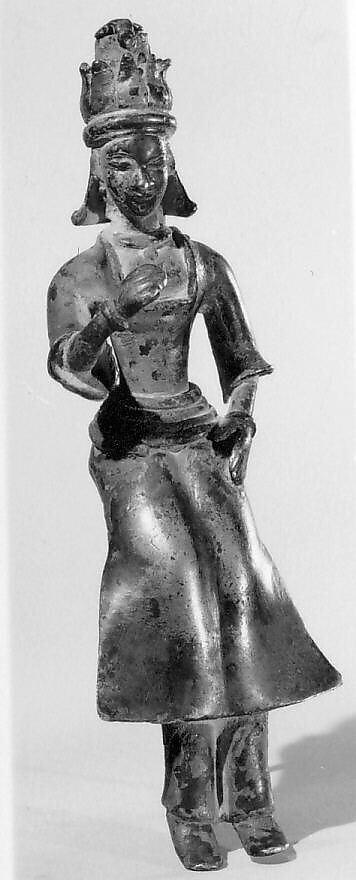 Seated Figure, Bronze, Afghanistan 