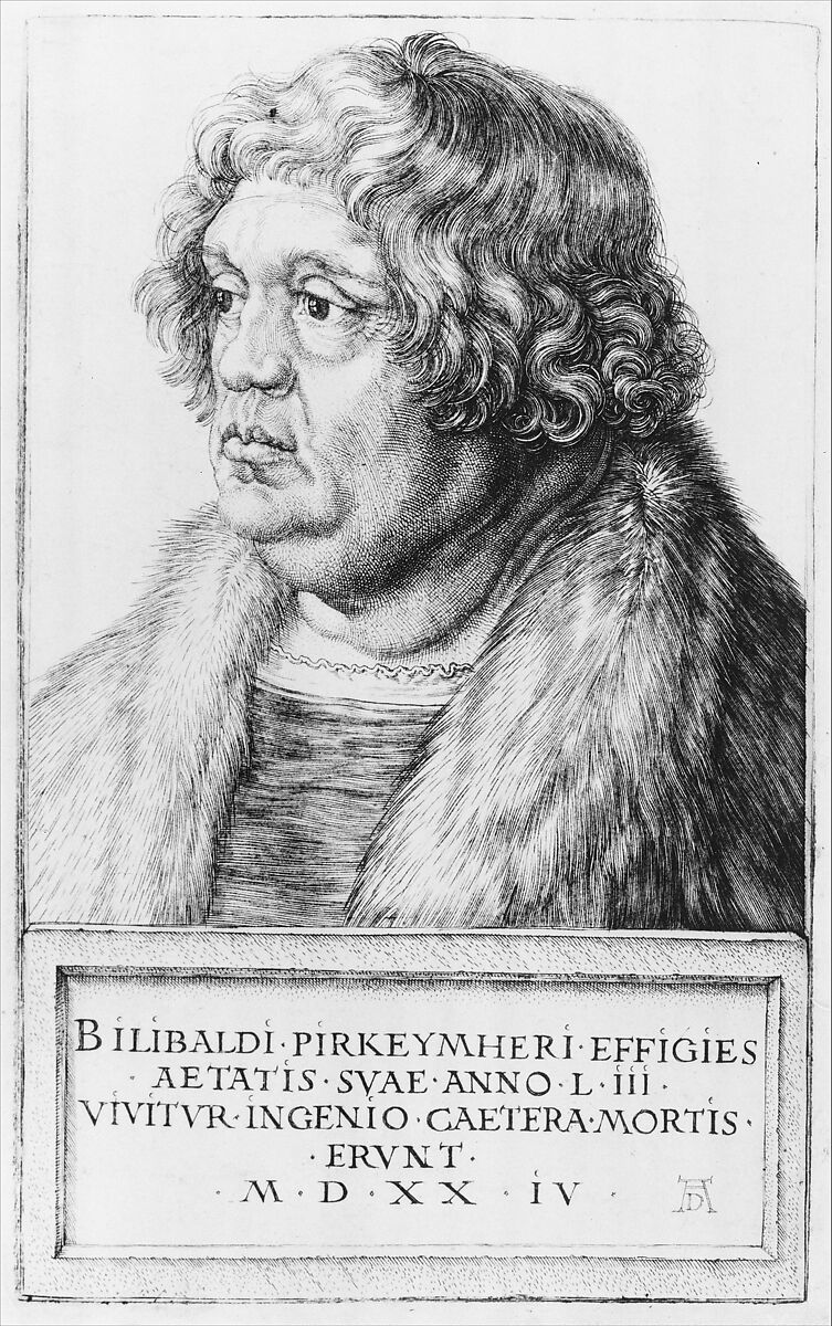 Willibald Pirckheimer, Albrecht Dürer (German, Nuremberg 1471–1528 Nuremberg), Engraving