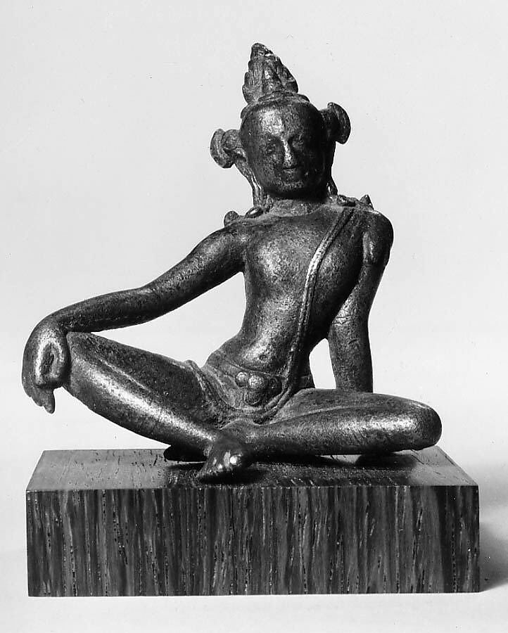 Seated Maitreya, Bronze, India 