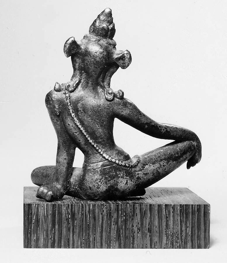 Seated Maitreya, Bronze, India