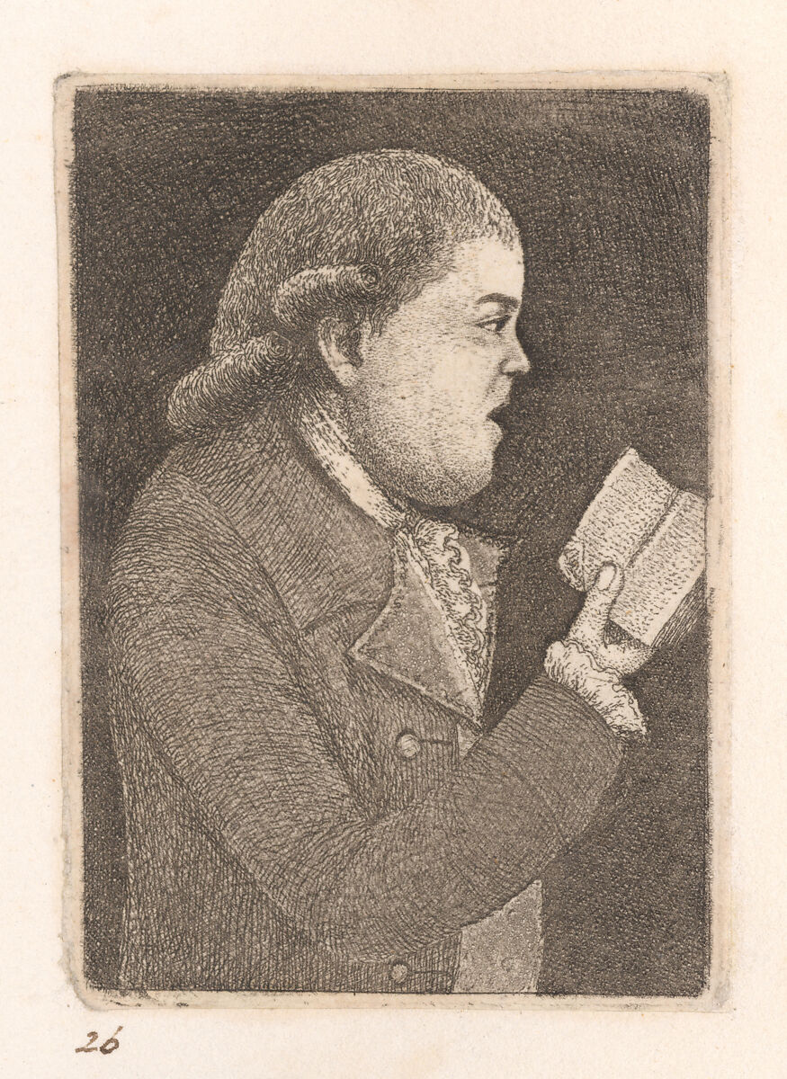 Mr. John Campbell, Precenter in Cannongate Church, John Kay (British, Dalkeith, Scotland 1742–1826 Edinburgh), Etching 