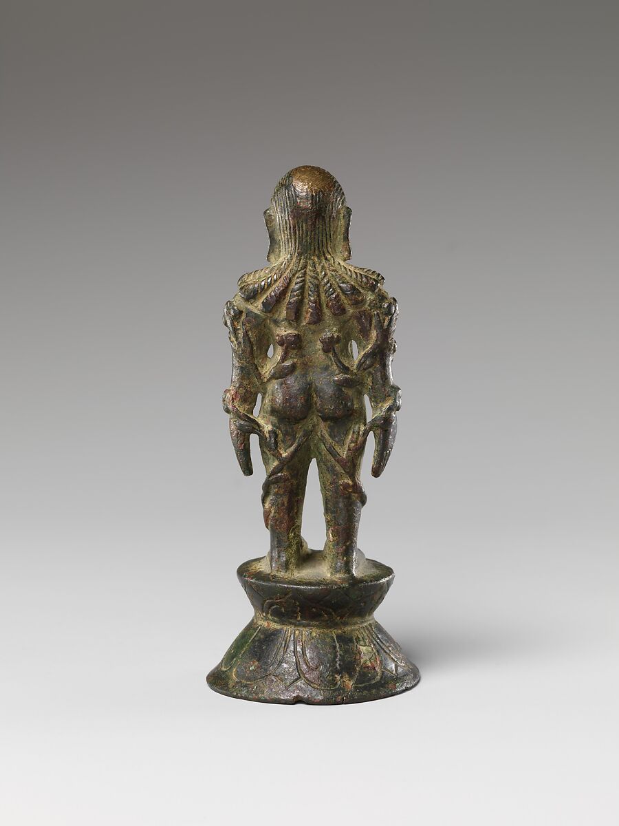 Jain Siddha Bahubali, Entwined with Forest Vines, Copper alloy, India (Karnataka)