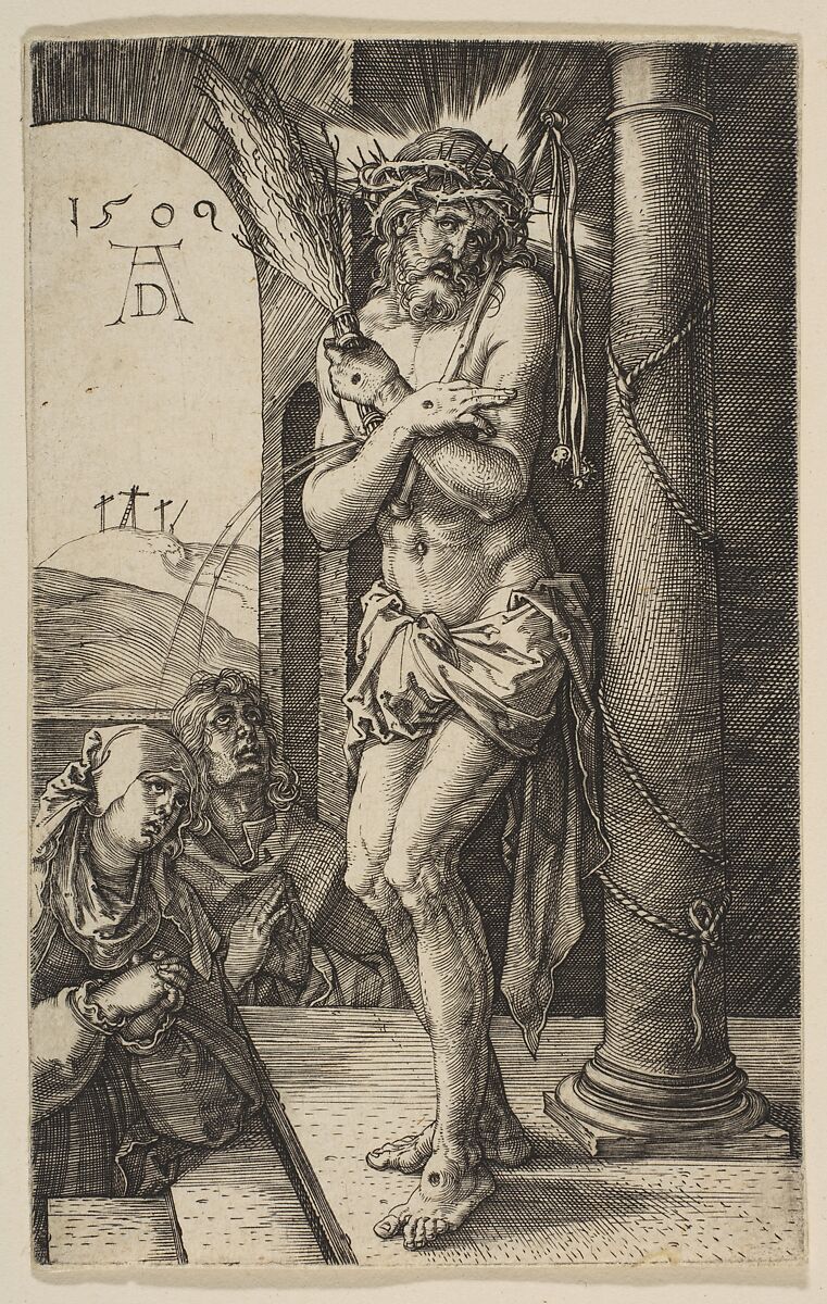 The Man of Sorrows, from "The Passion", Albrecht Dürer (German, Nuremberg 1471–1528 Nuremberg), Engraving 