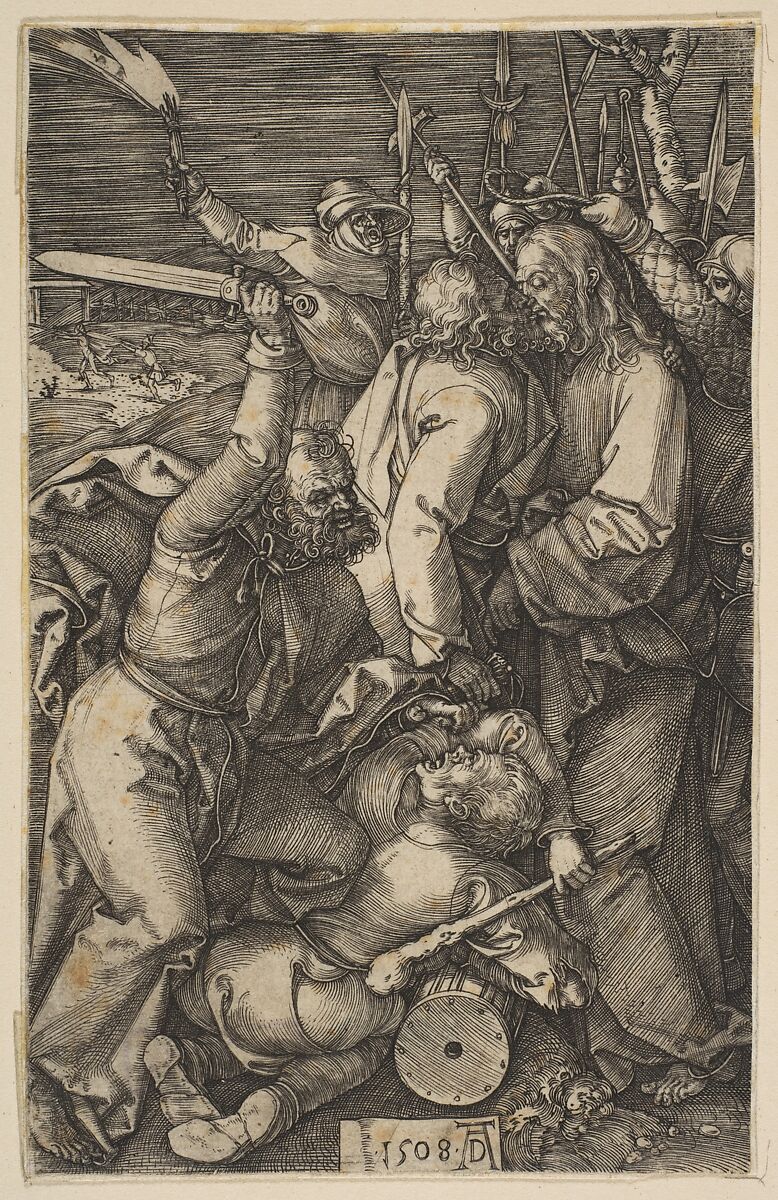 The Betrayal of Christ, from "The Passion", Albrecht Dürer (German, Nuremberg 1471–1528 Nuremberg), Engraving 