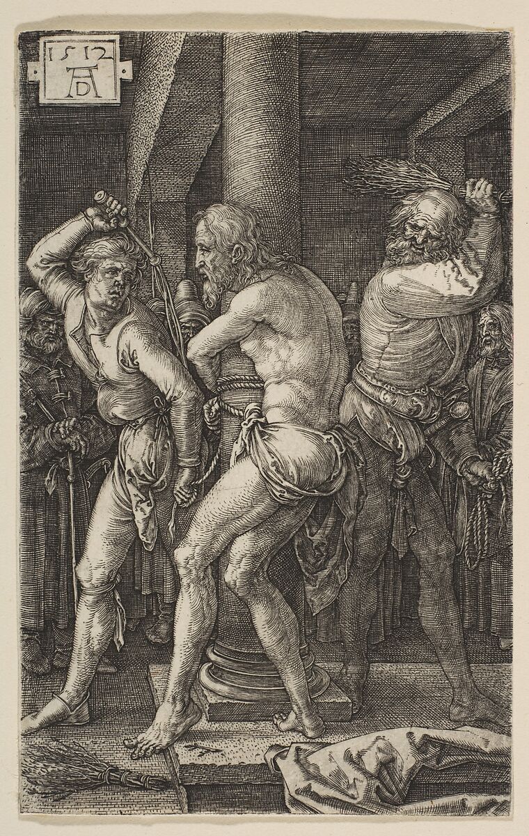 Flagellation of Christ, from "The Passion", Albrecht Dürer (German, Nuremberg 1471–1528 Nuremberg), Engraving 