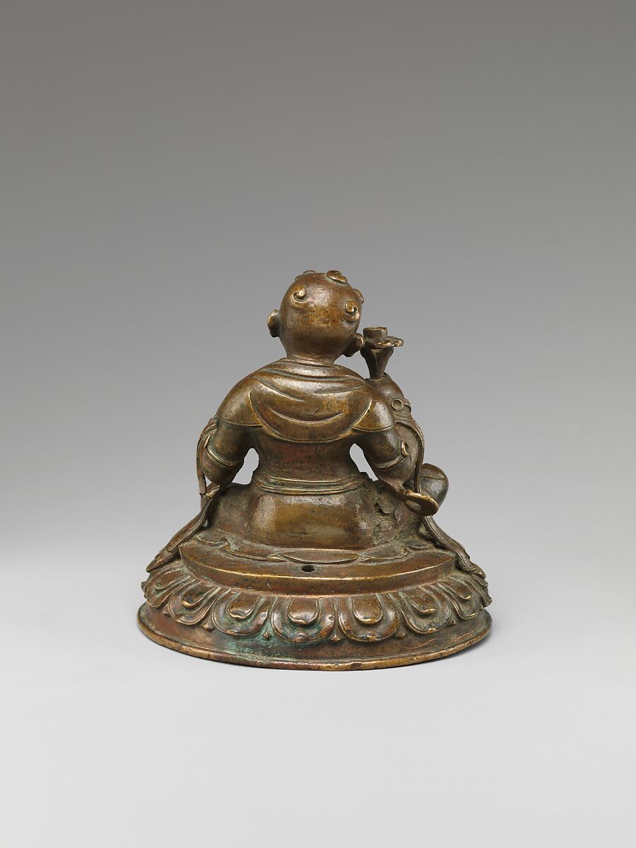 Youthful Manjushri on a Lotus Throne, Copper alloy, Tibet