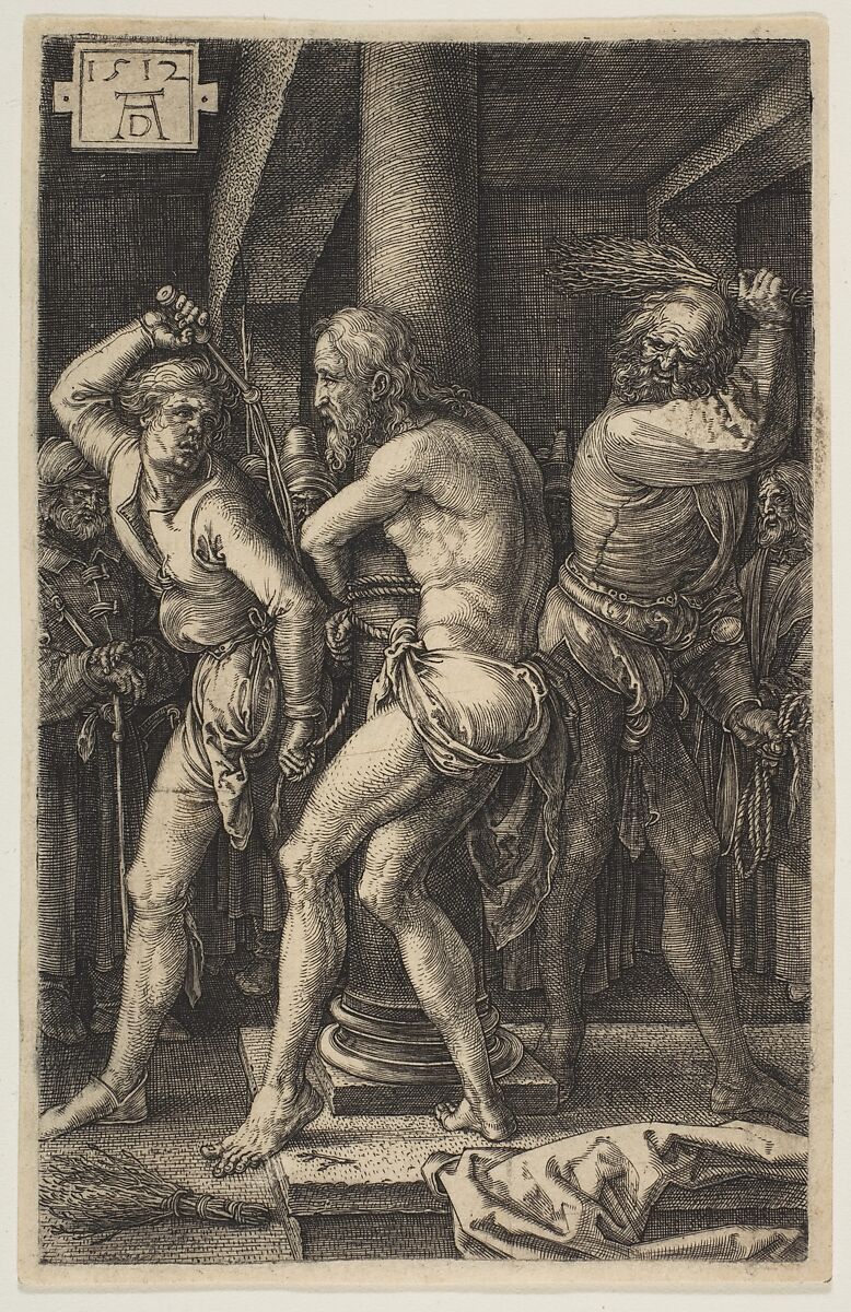 The Flagellation, from "The Passion", Albrecht Dürer (German, Nuremberg 1471–1528 Nuremberg), Engraving 