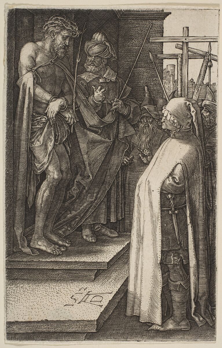 Ecce Homo, from "The Passion", Albrecht Dürer (German, Nuremberg 1471–1528 Nuremberg), Engraving 