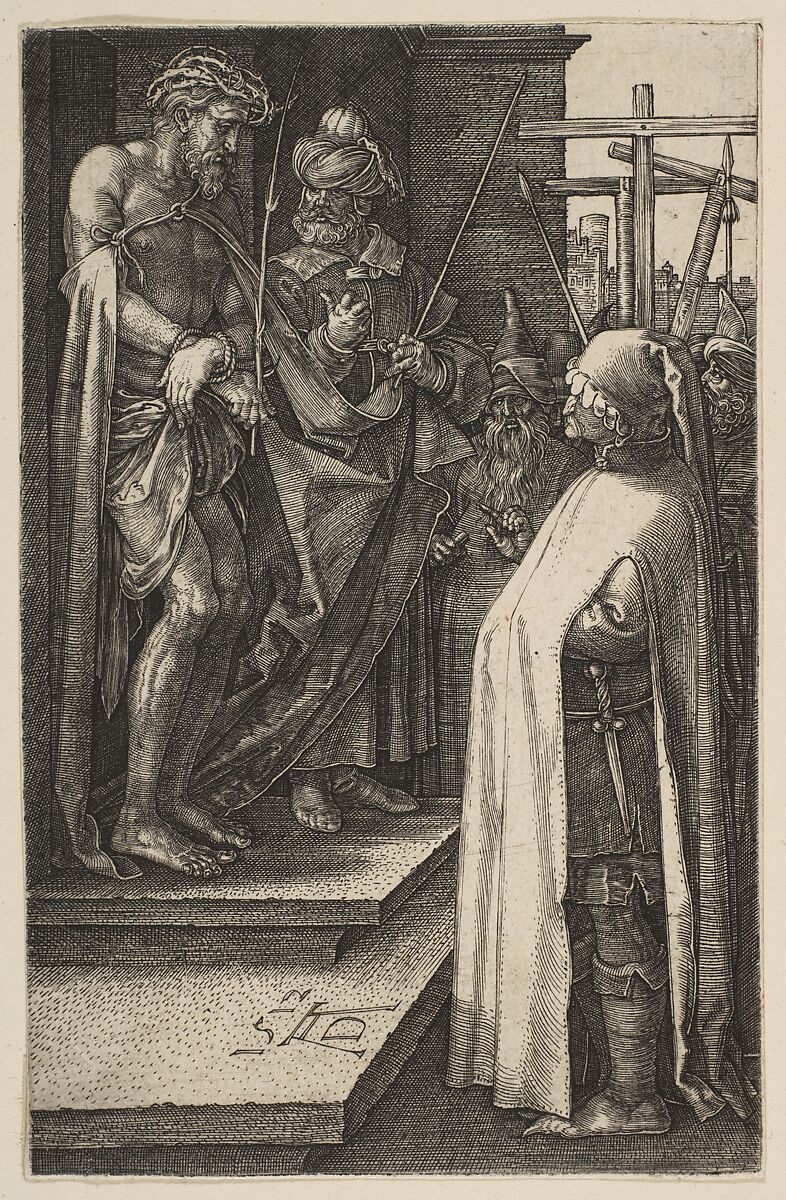 Ecce Homo, from "The Passion", Albrecht Dürer (German, Nuremberg 1471–1528 Nuremberg), Engraving 