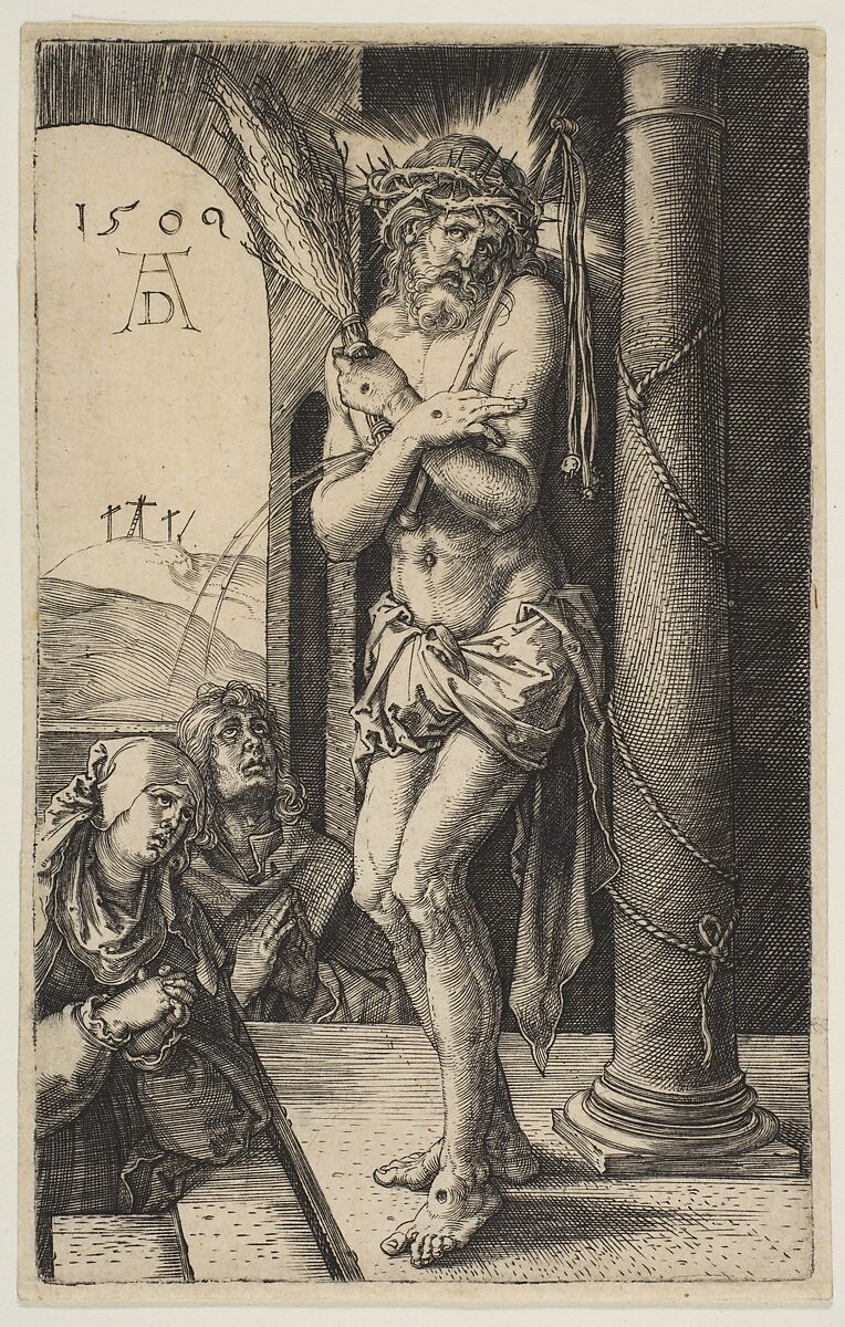 Man of Sorrows, from "The Passion", Albrecht Dürer (German, Nuremberg 1471–1528 Nuremberg), Engraving 