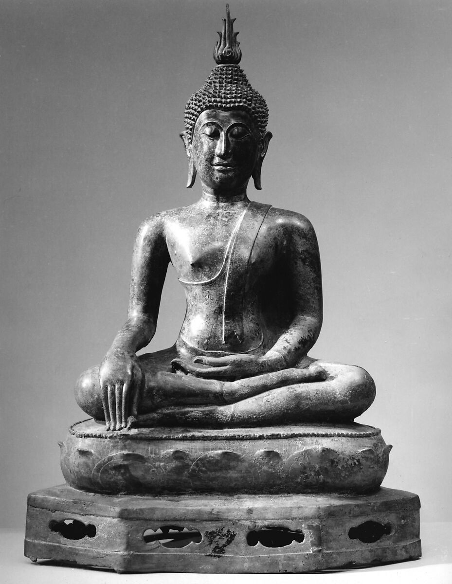 Seated Buddha, Bronze, Thailand 