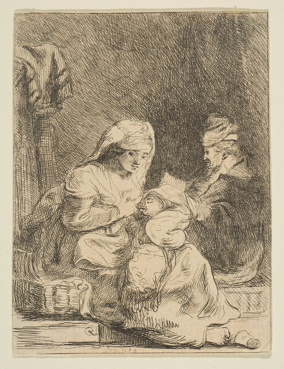 The Holy Family, Baron Dominique Vivant Denon (French, Givry 1747–1825 Paris), Etching 