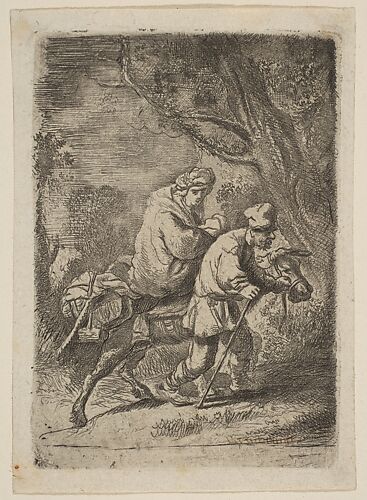 The Flight into Egypt: Small Plate