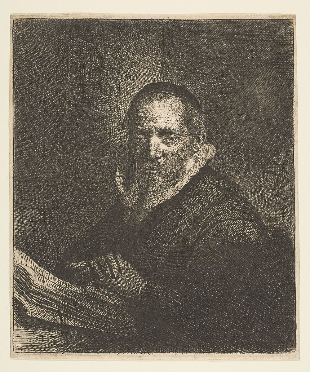 Jan Cornelis Sylvius, Rembrandt (Rembrandt van Rijn) (Dutch, Leiden 1606–1669 Amsterdam), Etching 