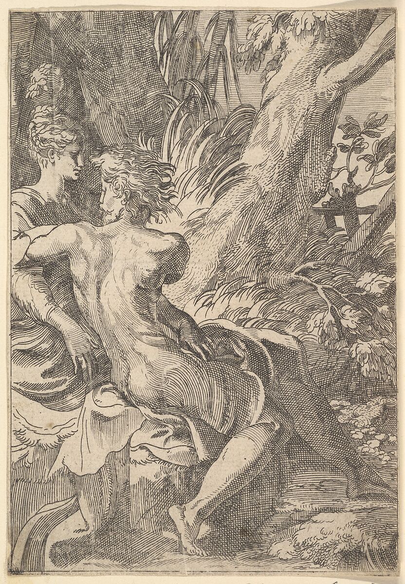 The Lovers, Anonymous, Italian, 16th to 17th century 