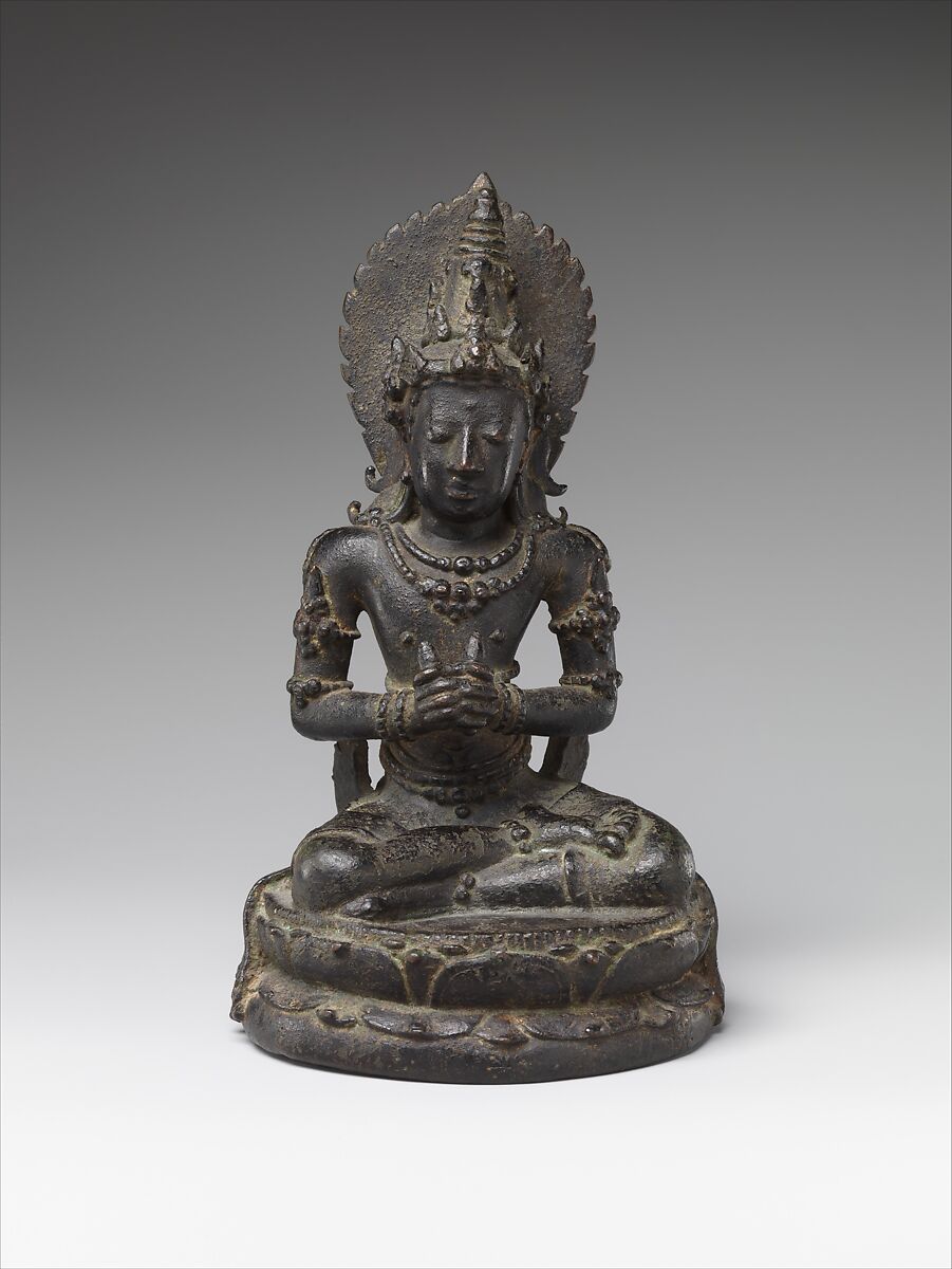 Seated Esoteric Buddhist Deity, Bronze, Indonesia (Java) 