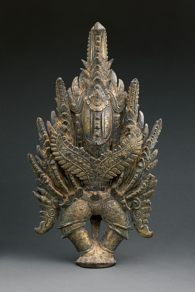 Garuda Finial, Gilt bronze, Thailand
