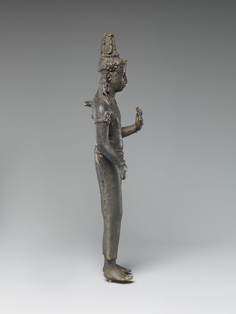 Standing Bodhisattva Maitreya or Manjushri(?), Bronze, Indonesia (Sumatra)