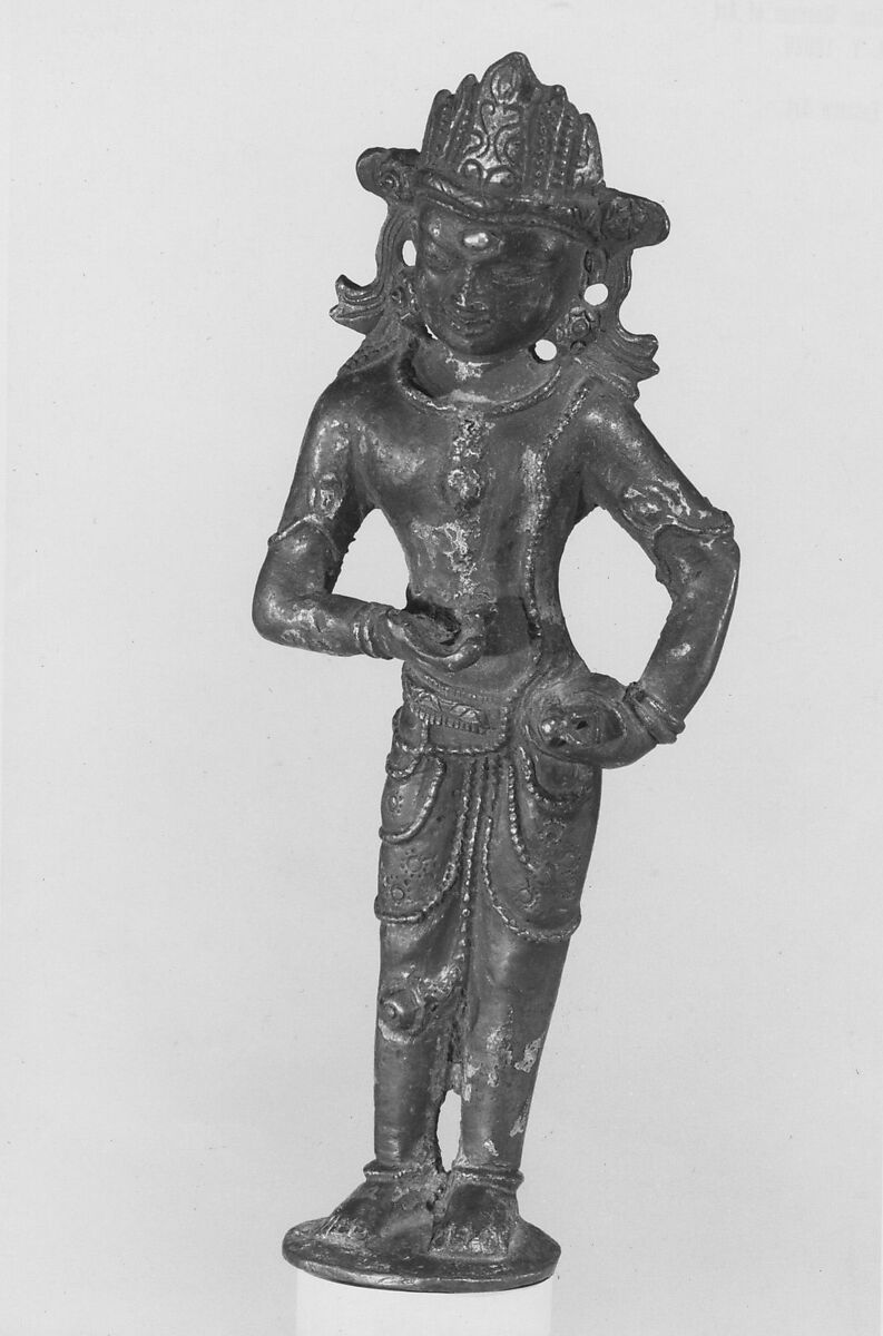 Standing Vajrasattva, Gilt bronze, Western Tibet 