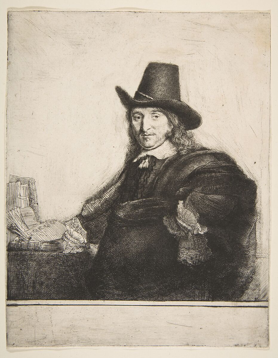 Jan Asselijn, Painter (Krabbetje), Rembrandt (Rembrandt van Rijn) (Dutch, Leiden 1606–1669 Amsterdam), Etching, drypoint, and burin; second of seven states 