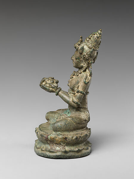 Seated Esoteric Buddhist Female Deity, Bronze, Indonesia (Java)