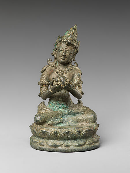 Seated Esoteric Buddhist Female Deity, Bronze, Indonesia (Java)